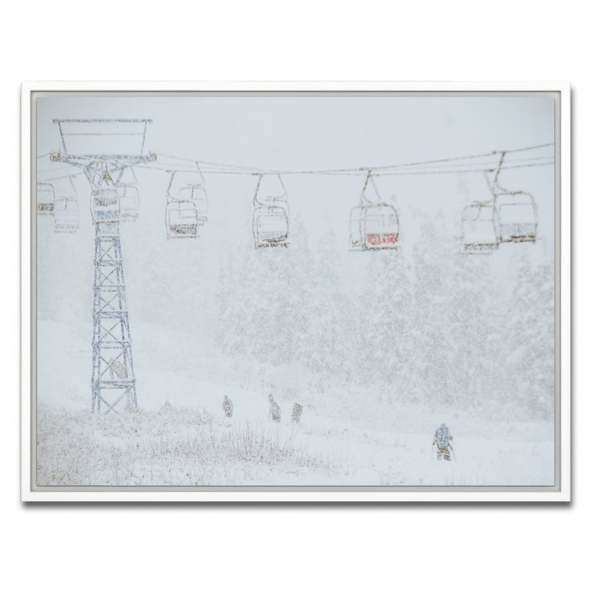 AUTO-MOCKUP WHITE | Shames Mountain Northern BC 2 | 1 Piece | White Framed Canvas | group=4x3