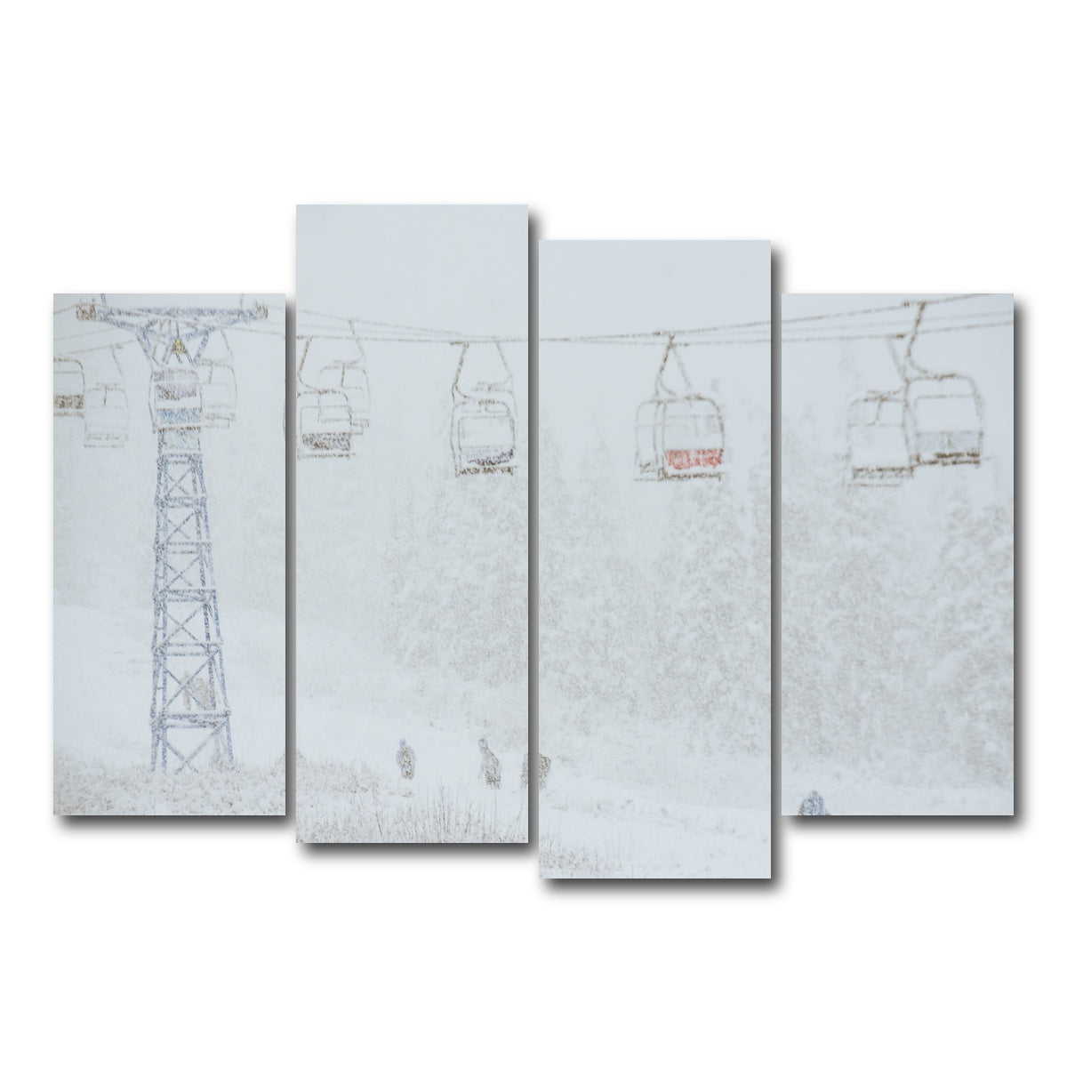 AUTO-MOCKUP WHITE | Shames Mountain Northern BC 2 | 4 Piece | Gallery Wrap Canvas | group=4_normal