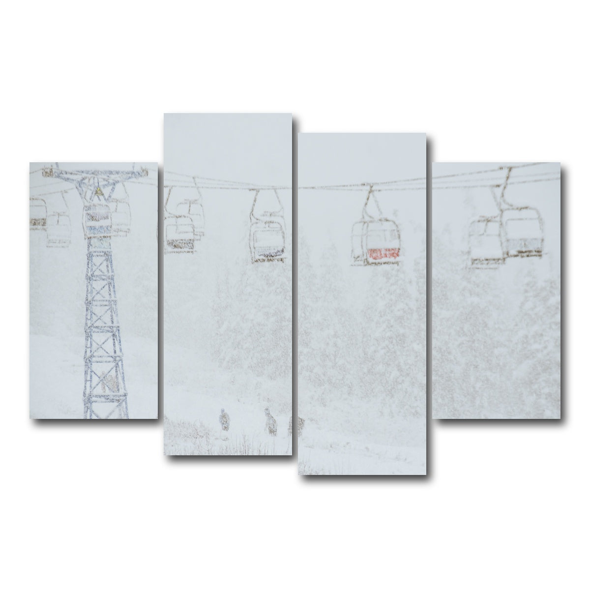 AUTO-MOCKUP WHITE | Shames Mountain Northern BC 2 | 4 Piece | Gallery Wrap Canvas | group=4_short