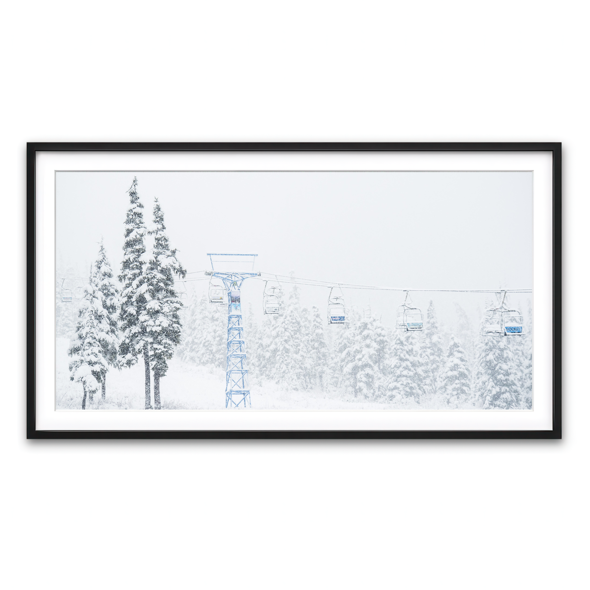 Framed Print 2x1 Black