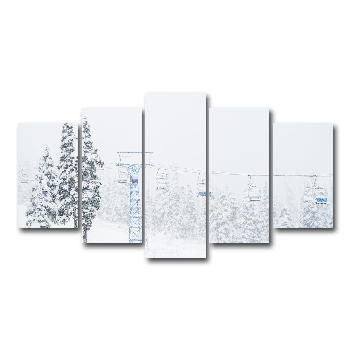 AUTO-MOCKUP WHITE | Shames Mountain Northern BC 3 | 5 Piece | Gallery Wrap Canvas | group=5_normal