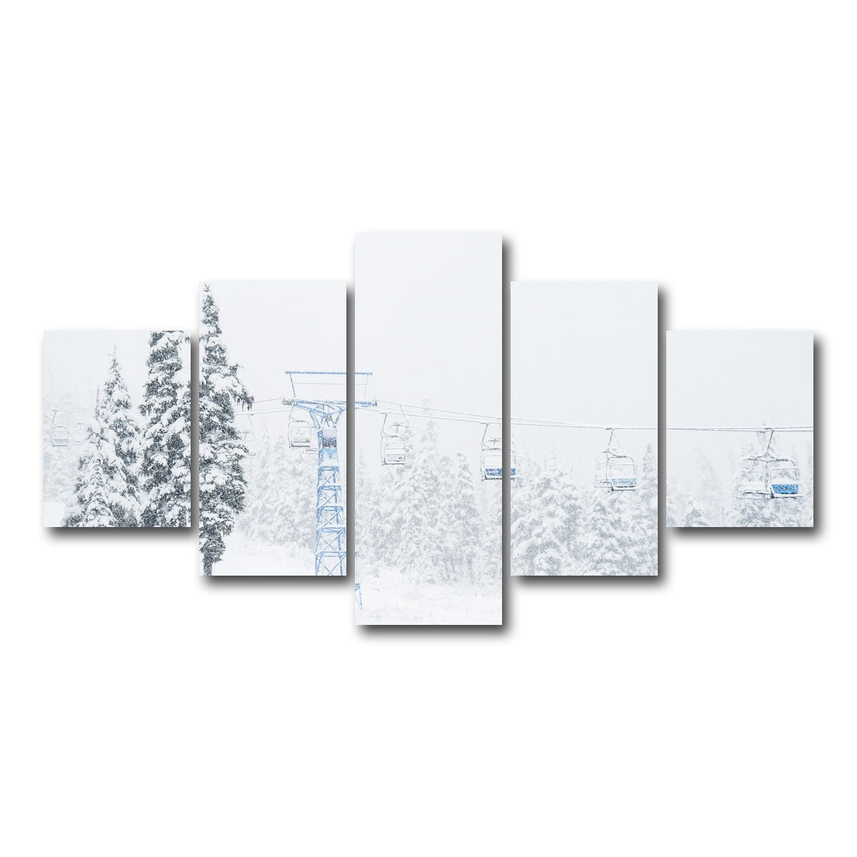 AUTO-MOCKUP WHITE | Shames Mountain Northern BC 3 | 5 Piece | Gallery Wrap Canvas | group=5_short