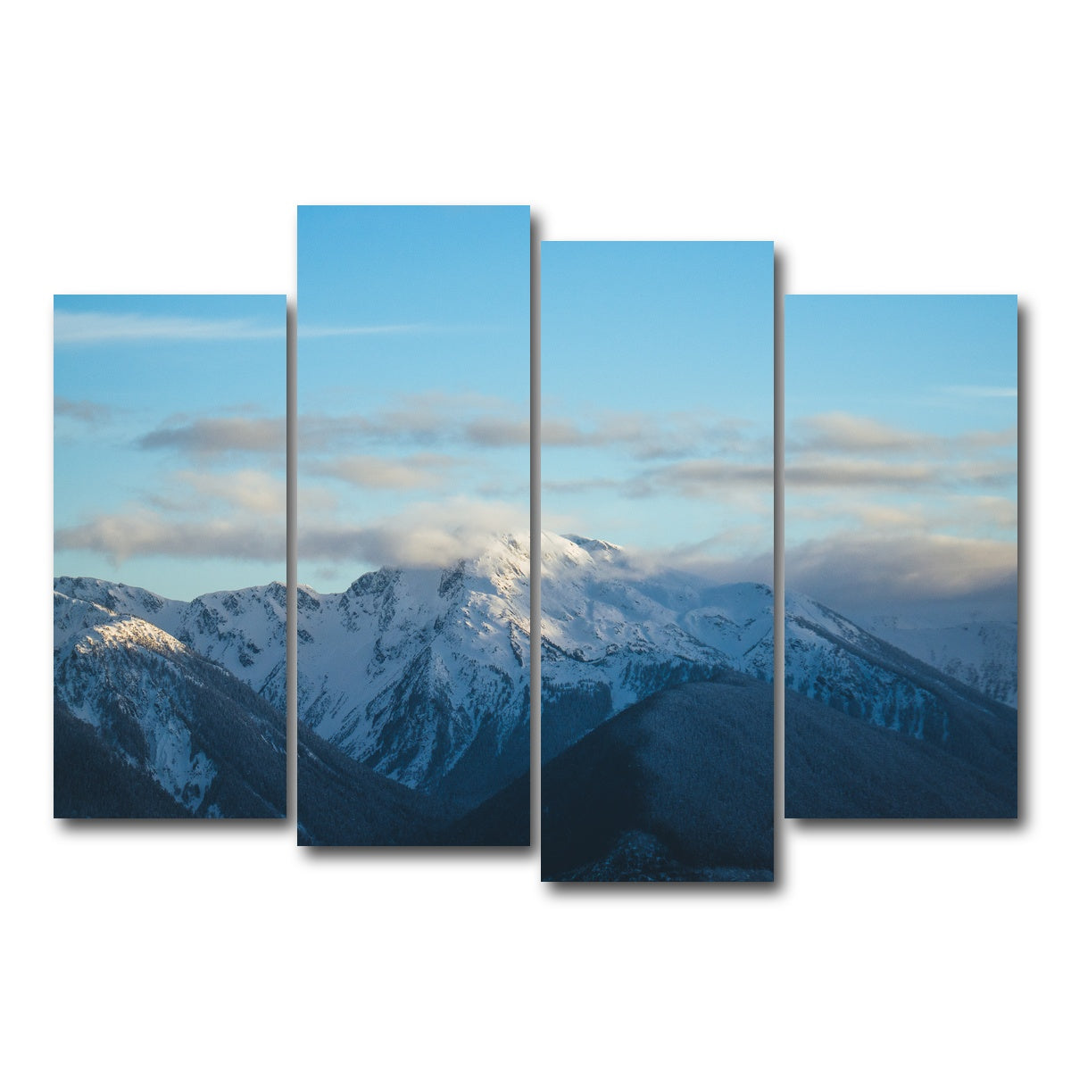 AUTO-MOCKUP WHITE | Shames Mountain Northern BC 4 | 4 Piece | Gallery Wrap Canvas | group=4_normal