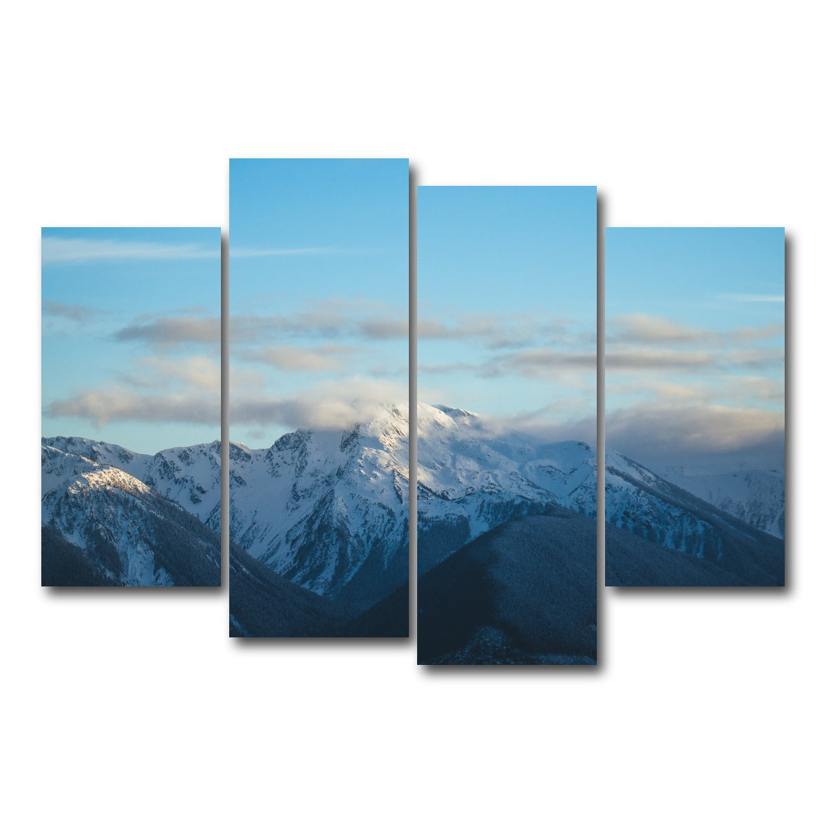 AUTO-MOCKUP WHITE | Shames Mountain Northern BC 4 | 4 Piece | Gallery Wrap Canvas | group=4_short