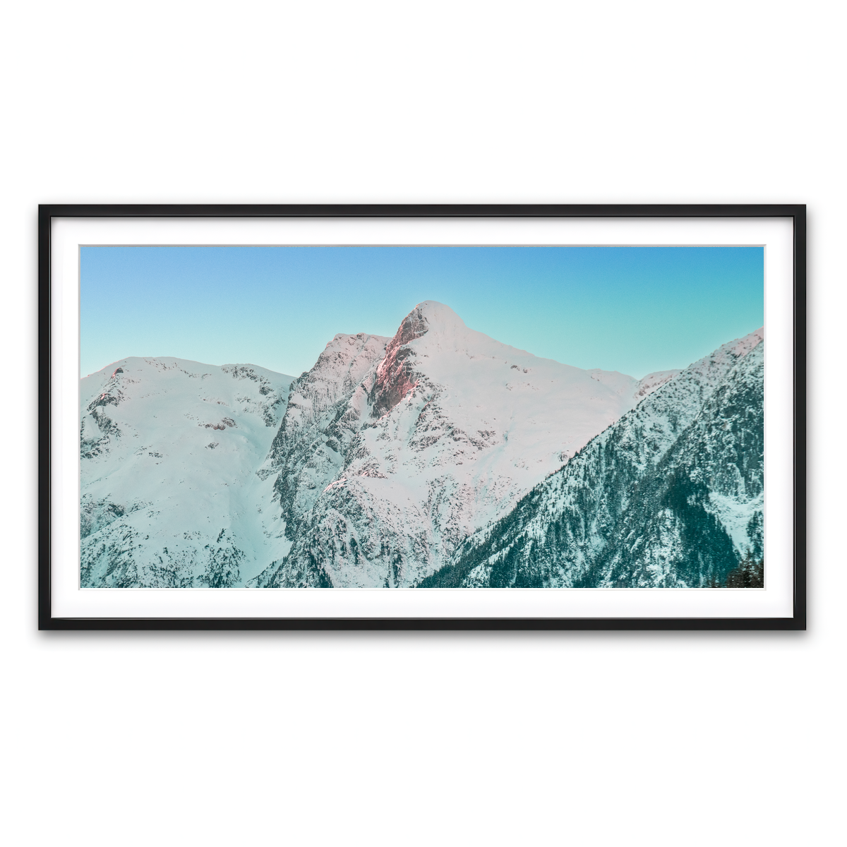 Framed Print 2x1 Black