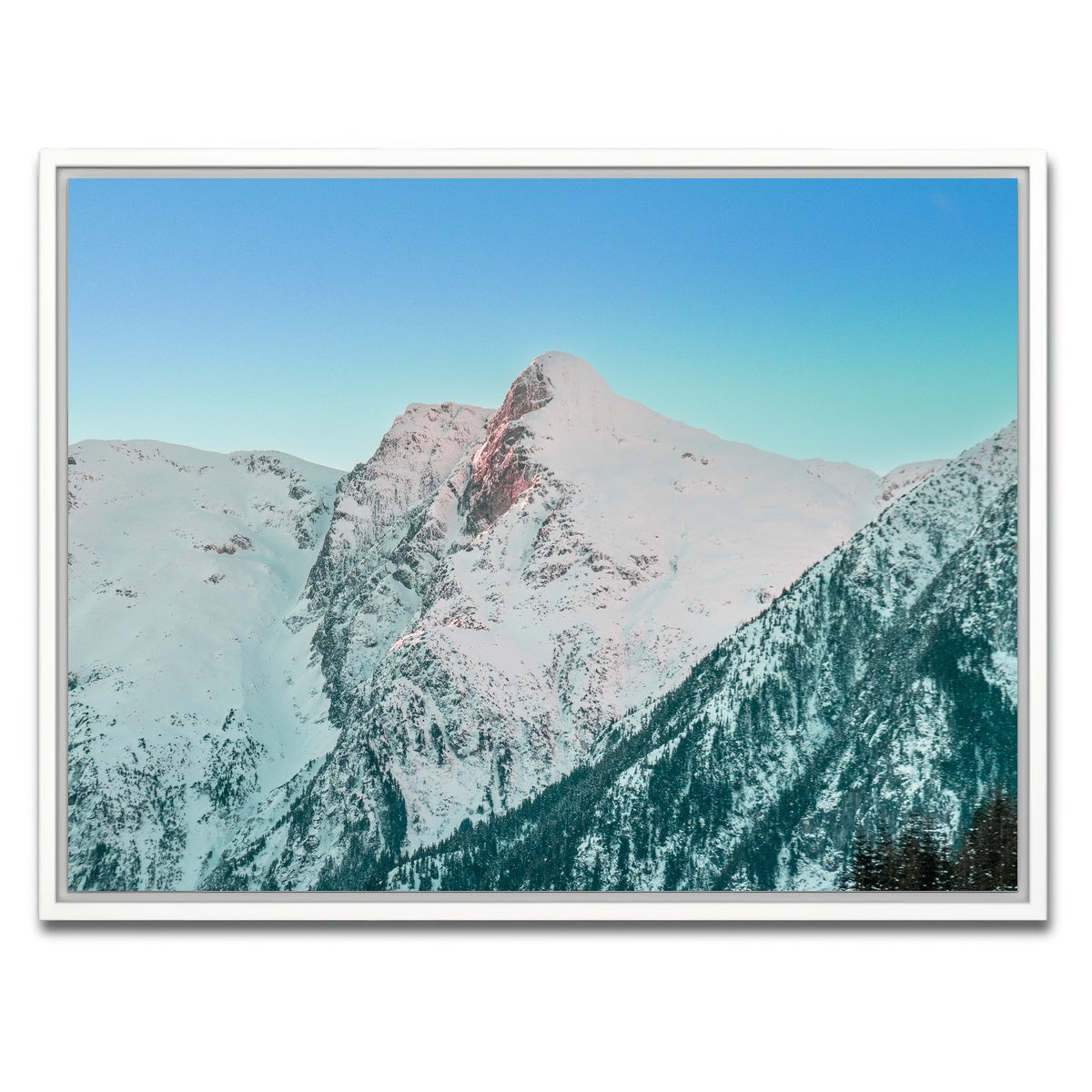 AUTO-MOCKUP WHITE | Shames Mountain Northern BC 5 | 1 Piece | White Framed Canvas | group=4x3