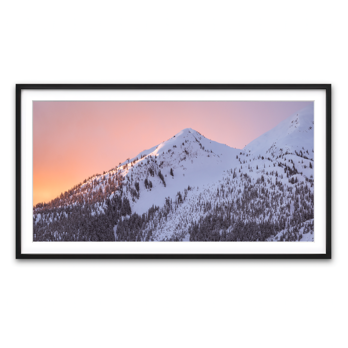 Framed Print 2x1 Black