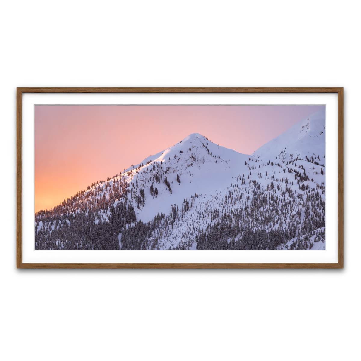 Framed Print 2x1 Walnut