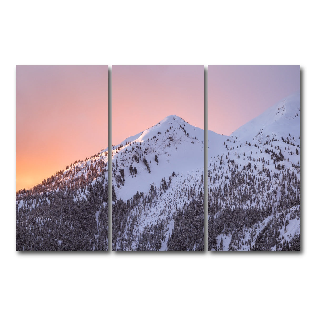 AUTO-MOCKUP WHITE | Shames Mountain Northern BC 6 | 3 Piece | Gallery Wrap Canvas | group=12x24