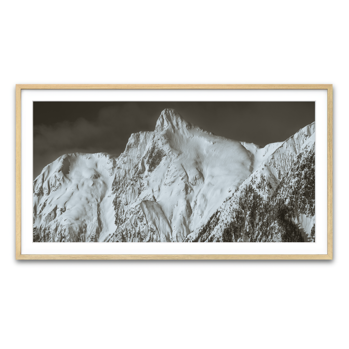 Framed Print 2x1 Natural