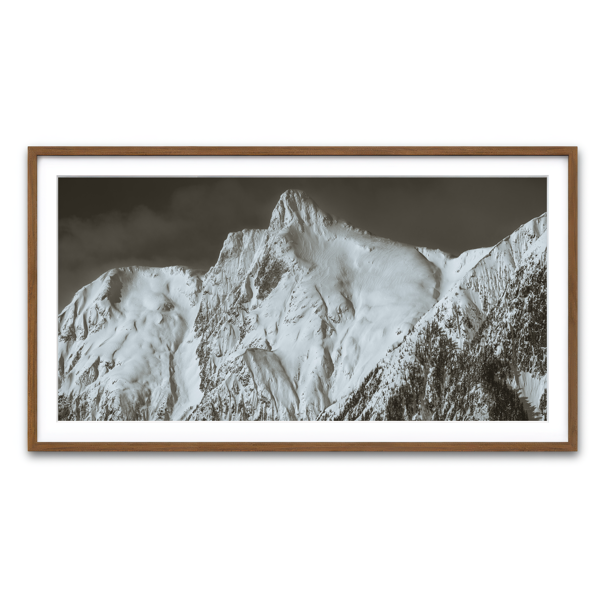 Framed Print 2x1 Walnut