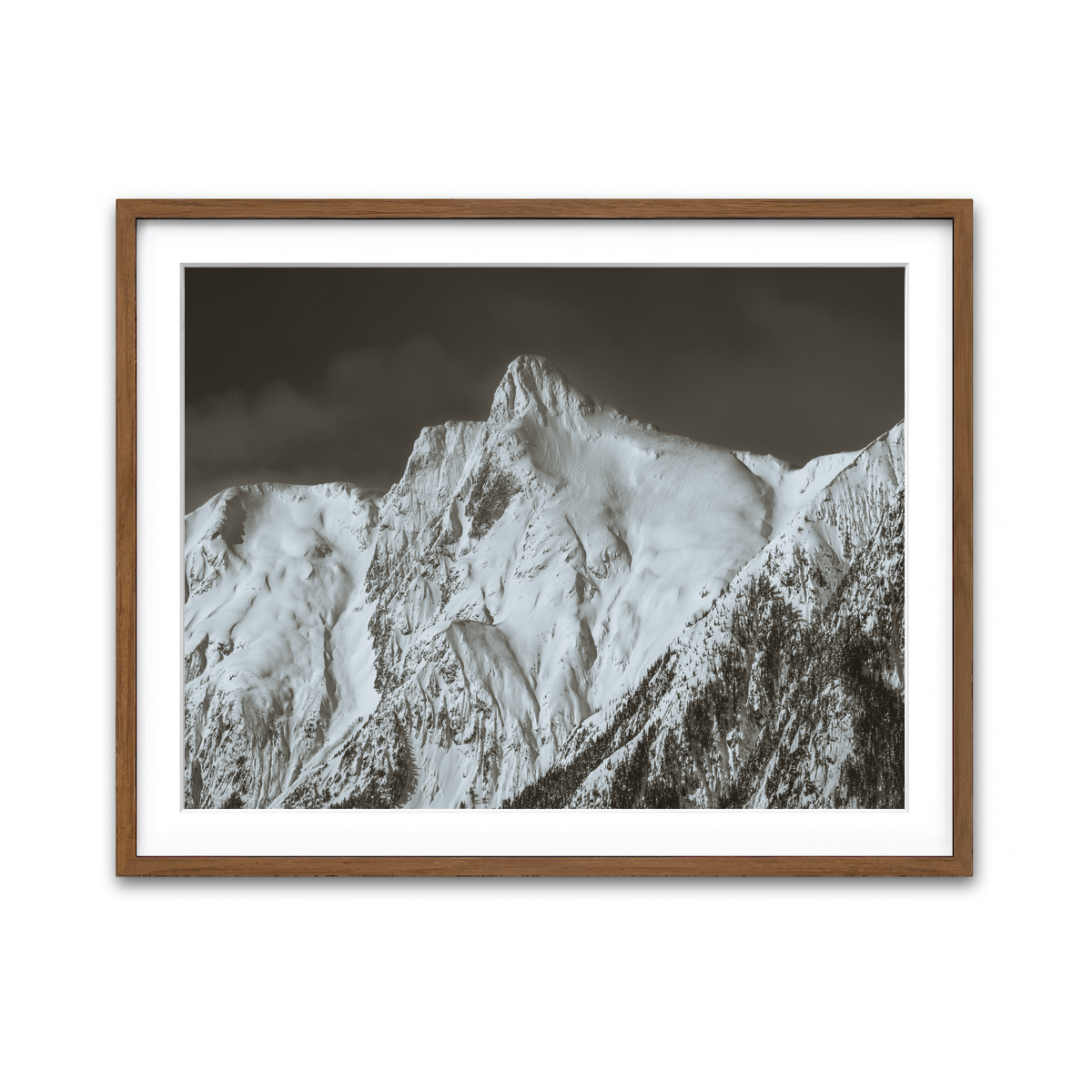 Framed Print 4x3 Walnut