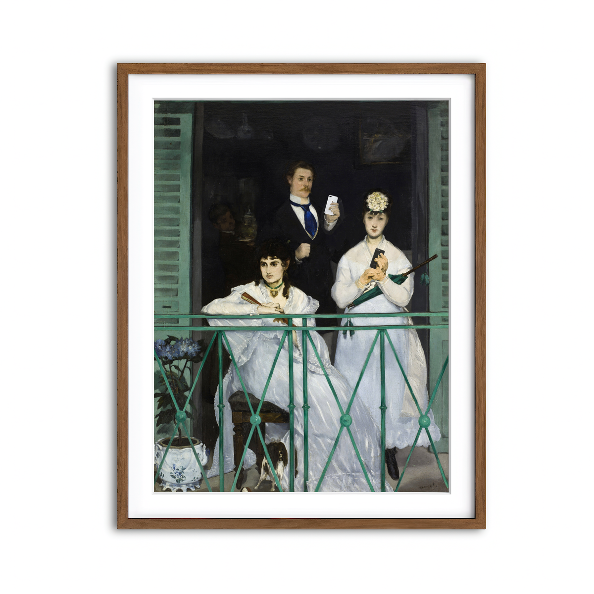 Framed Print 3x4 Walnut