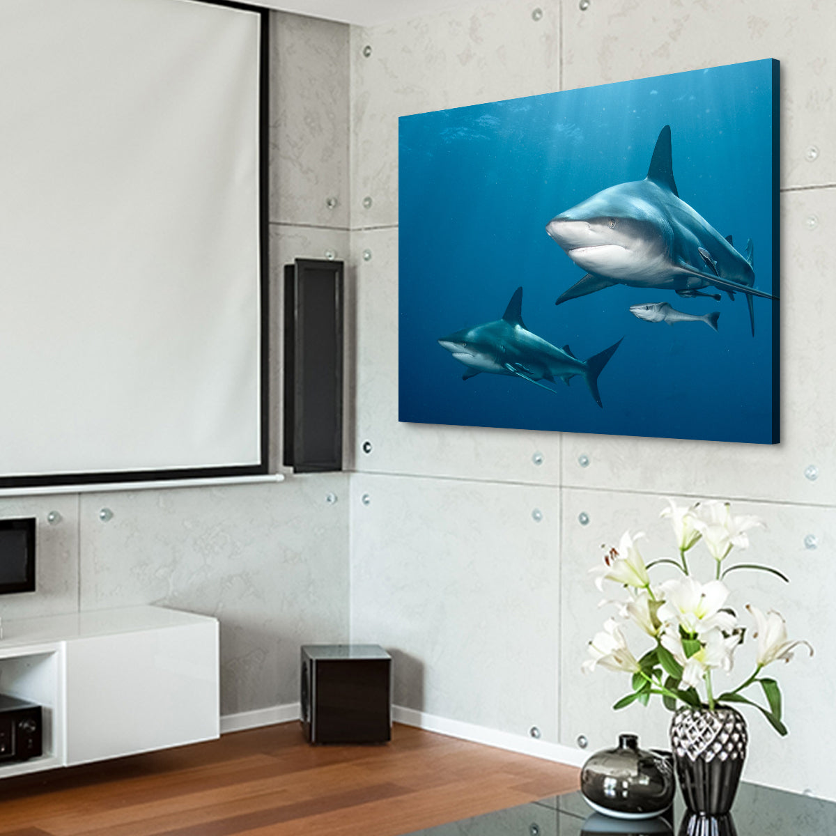 Shark Pair Wall Art