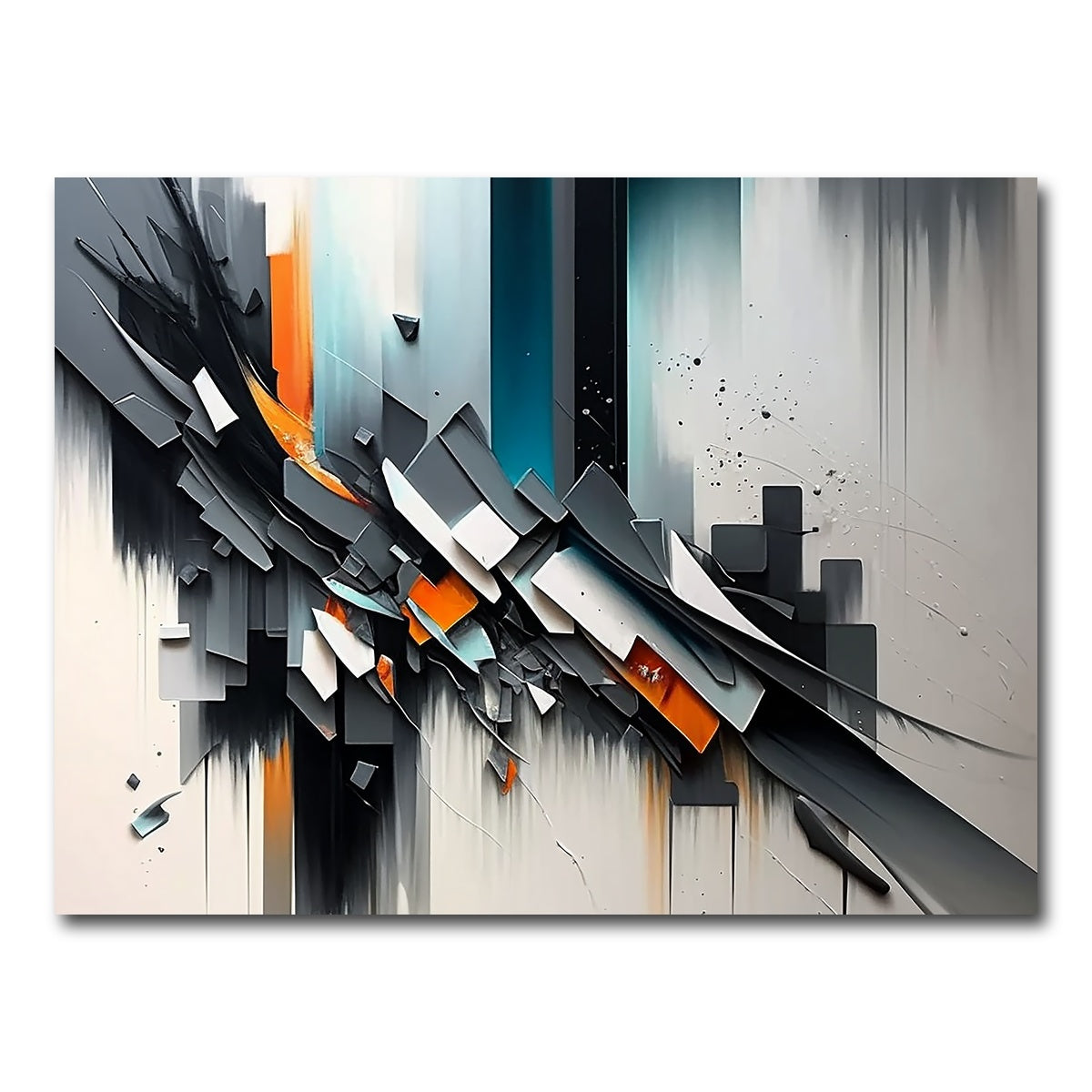 AUTO-MOCKUP WHITE | Shattered Embers | 1 Piece | Gallery Wrap Canvas | group=4x3