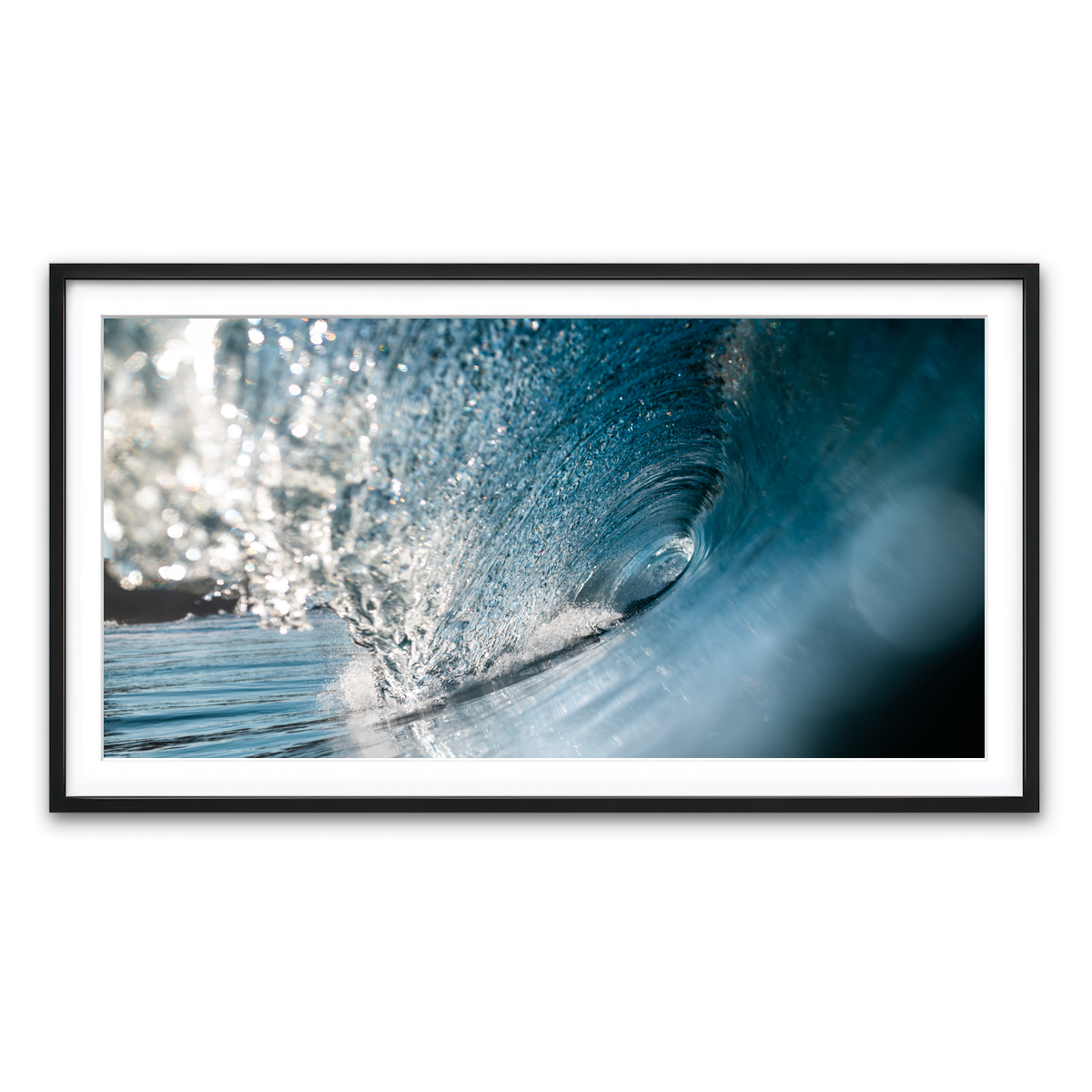 Framed Print 2x1 Black