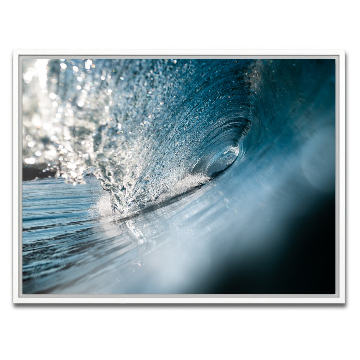 AUTO-MOCKUP WHITE | Shattered Glass | 1 Piece | White Framed Canvas | group=4x3