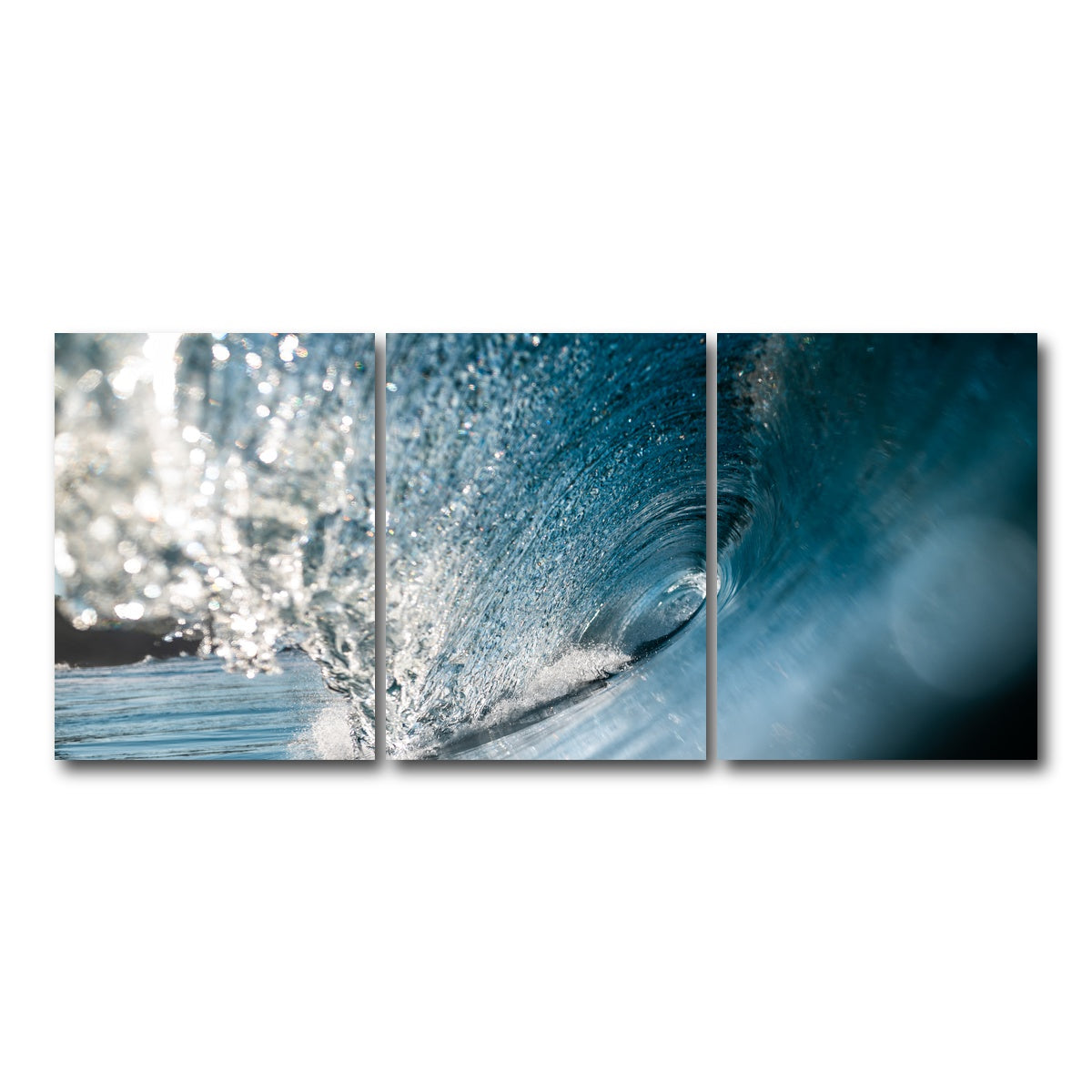 AUTO-MOCKUP WHITE | Shattered Glass | 3 Piece | Gallery Wrap Canvas | group=18x24
