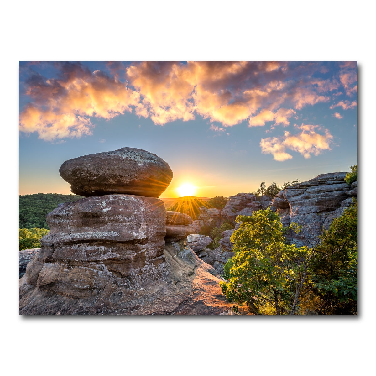 AUTO-MOCKUP WHITE | Shawnee National Forest - Garden of the Gods | 1 Piece | Gallery Wrap Canvas | group=4x3