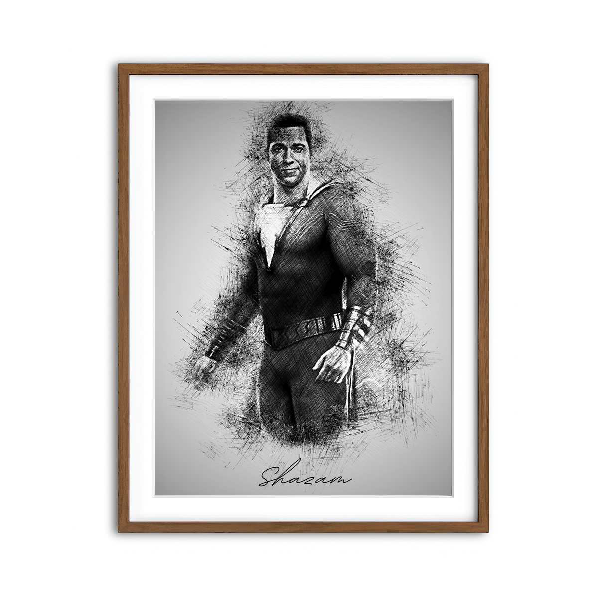 Framed Print 3x4 Walnut