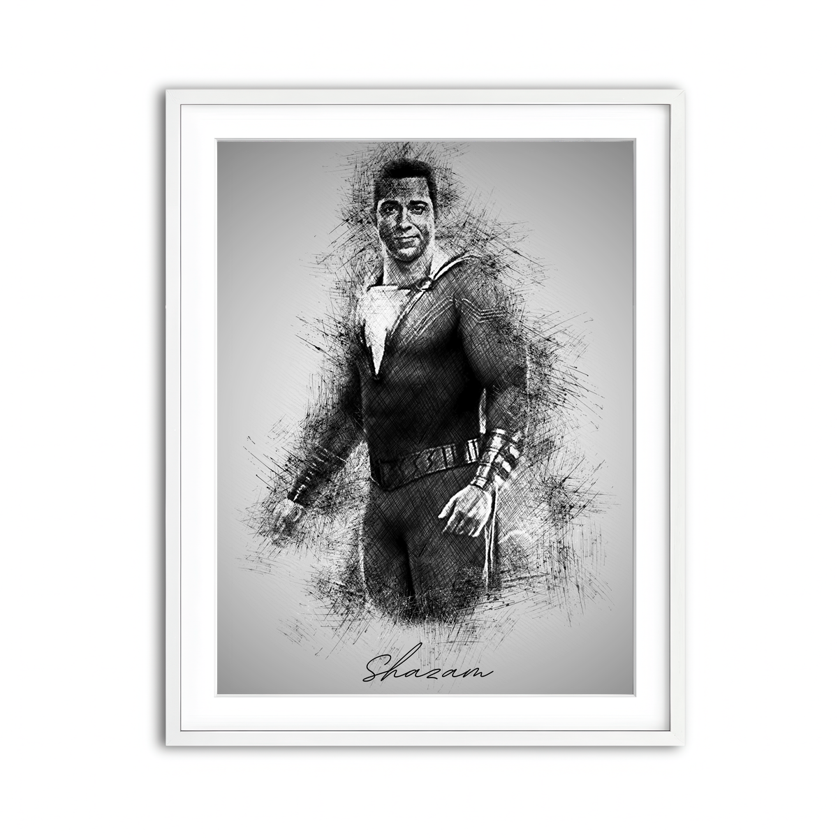 Framed Print 3x4 White