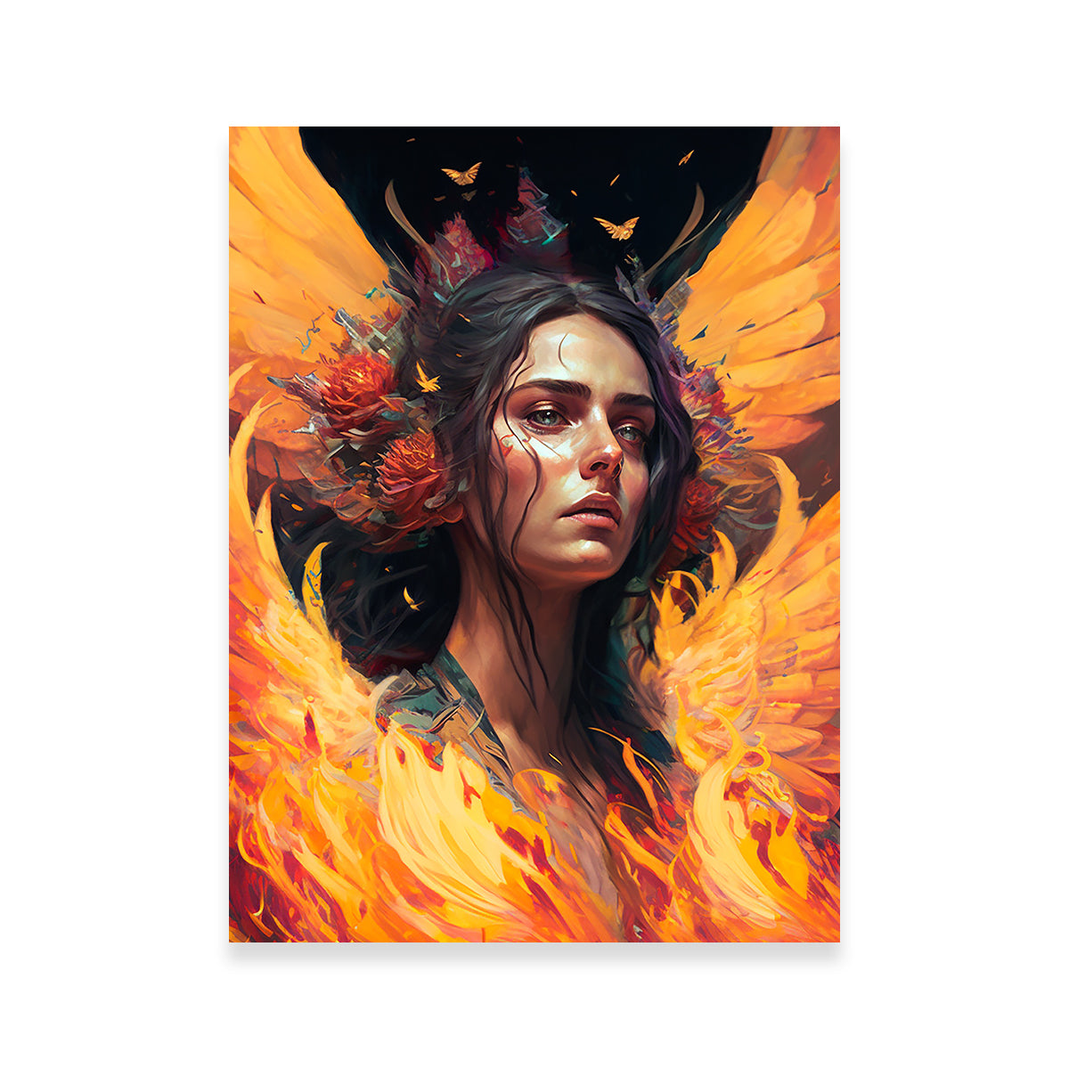 She's On Fire Wall Art