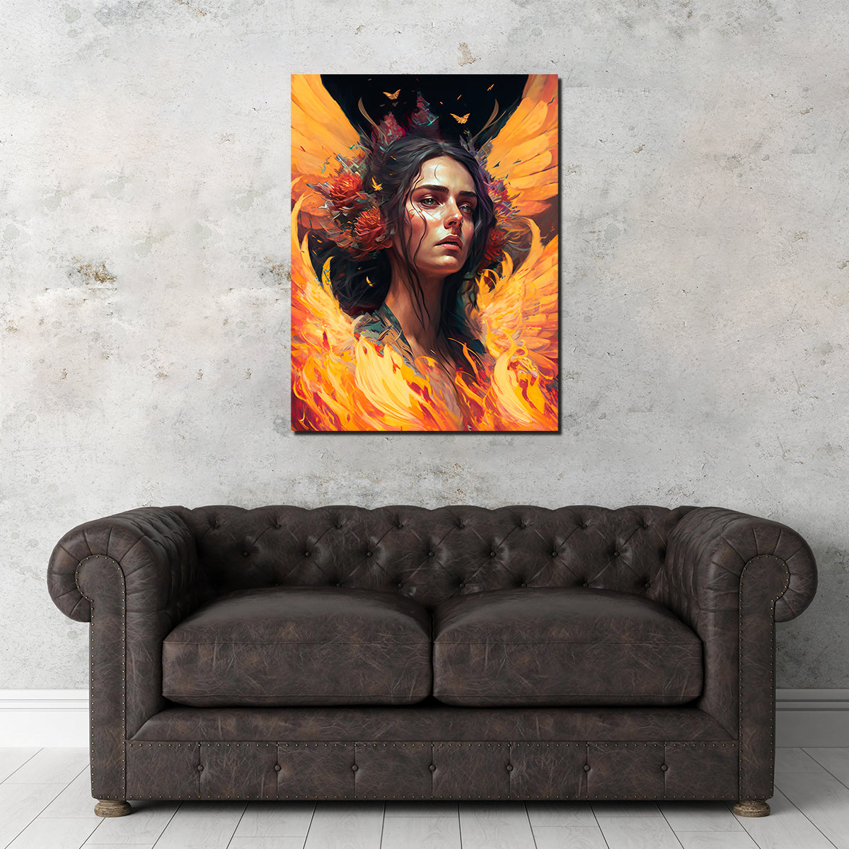 She's On Fire Wall Art