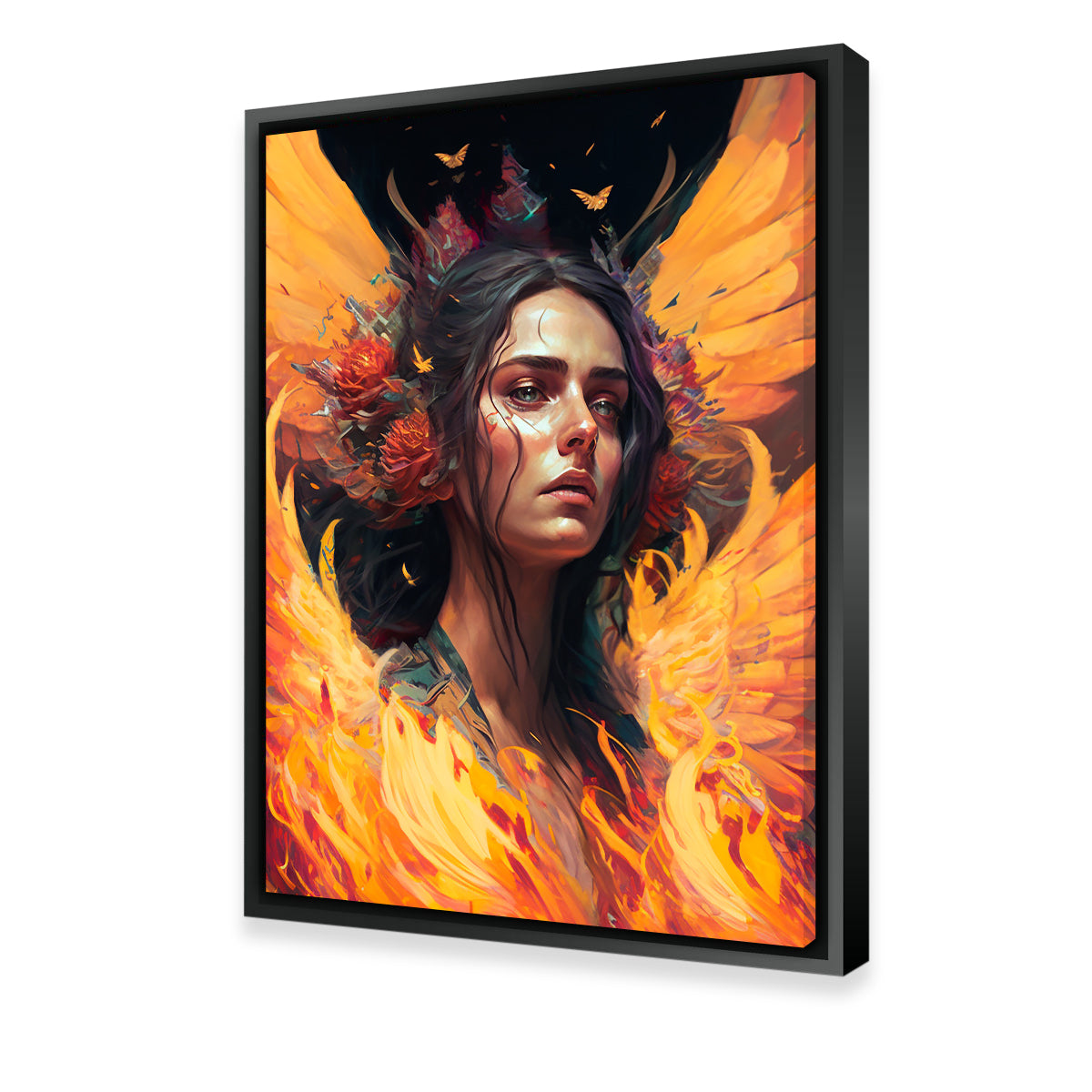 She's On Fire Wall Art
