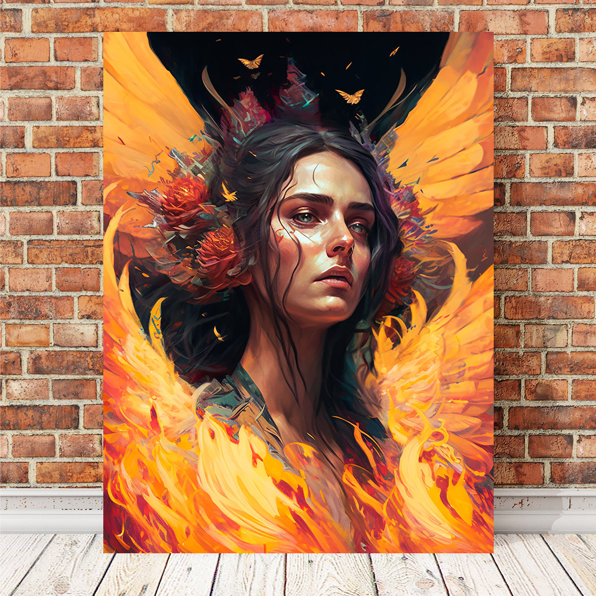 She's On Fire Wall Art
