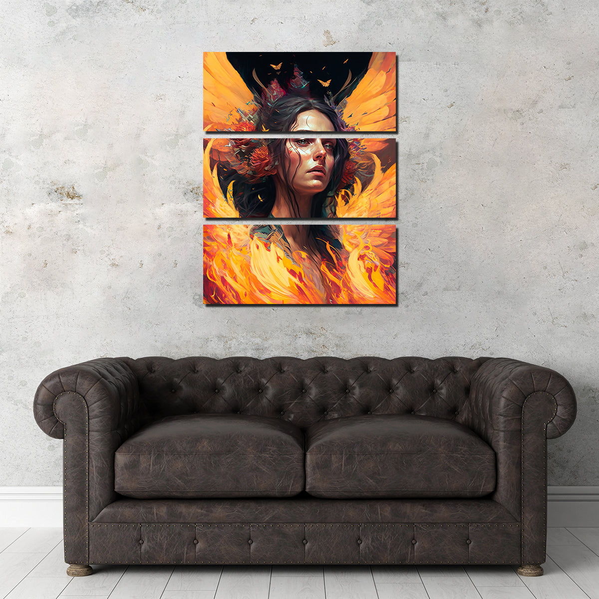 She's On Fire Wall Art
