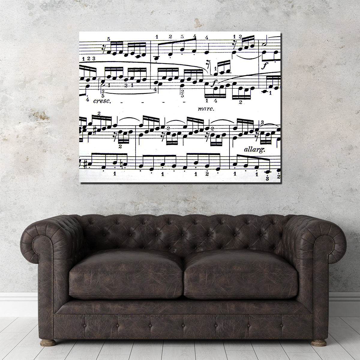 Sheet Music Wall Art