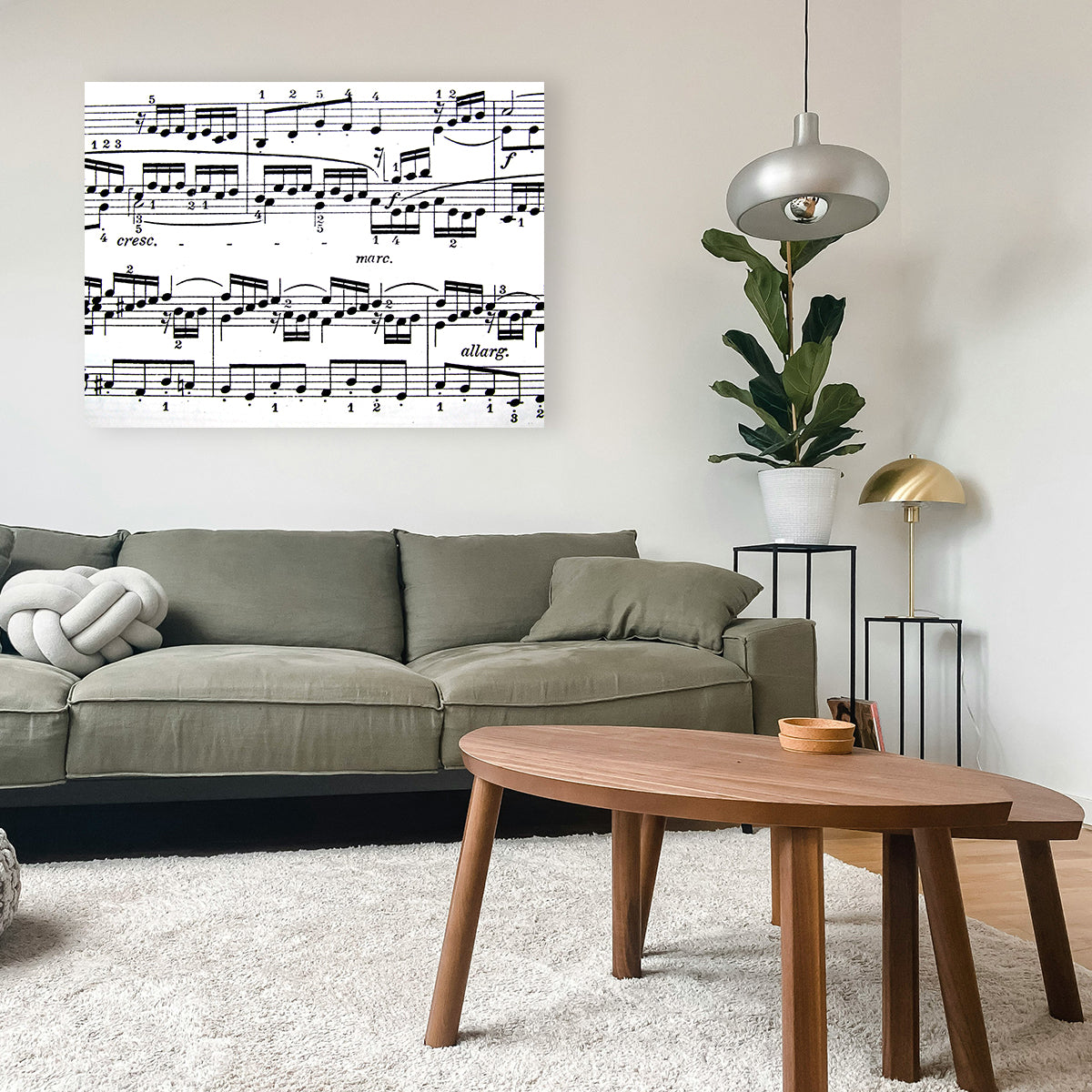 Sheet Music Wall Art