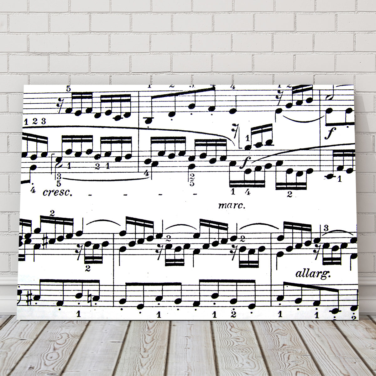 Sheet Music Wall Art