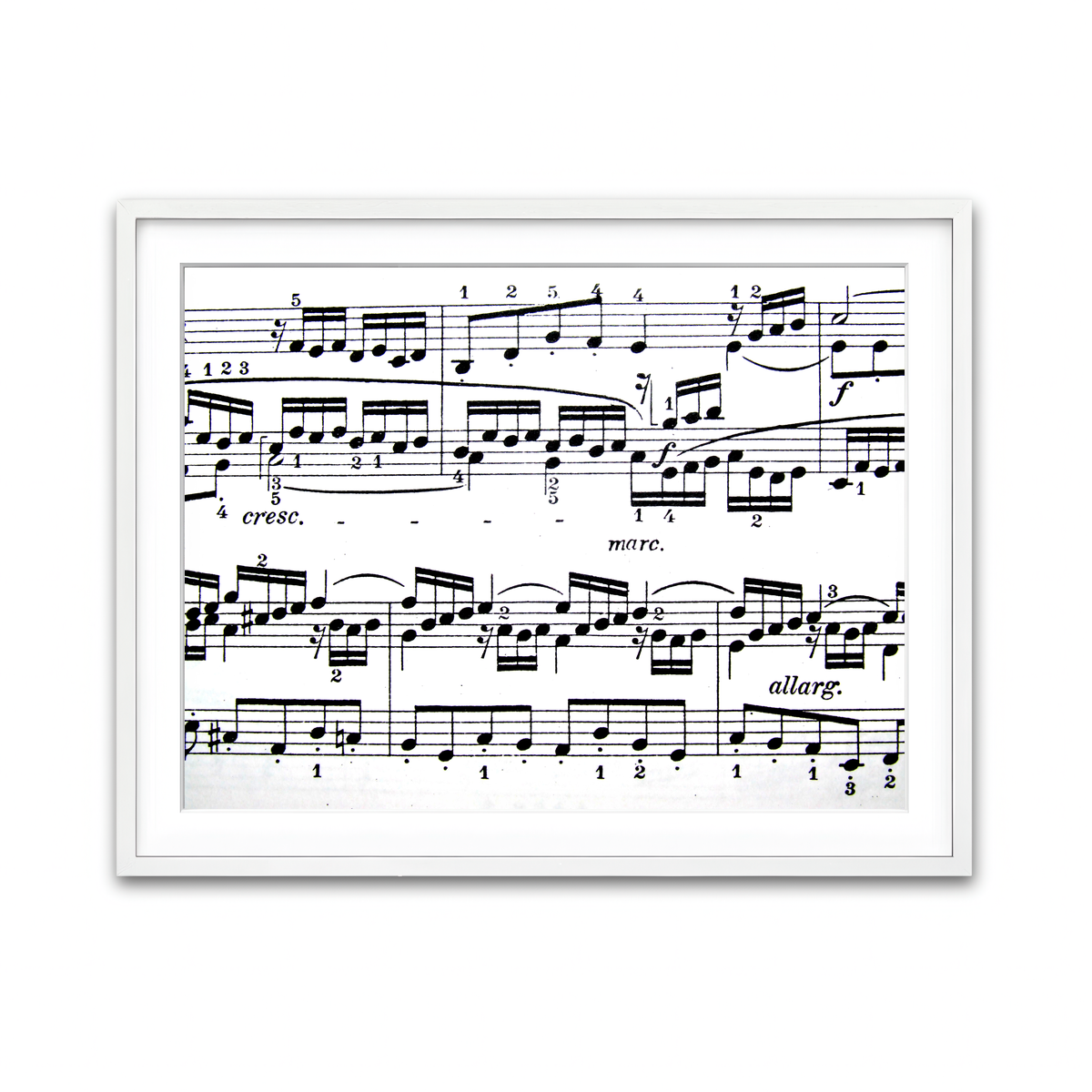 Framed Print 4x3 White