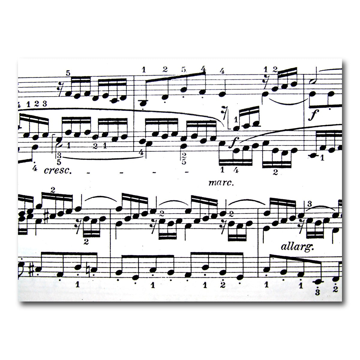 AUTO-MOCKUP WHITE | Sheet Music | 1 Piece | Gallery Wrap Canvas | group=4x3