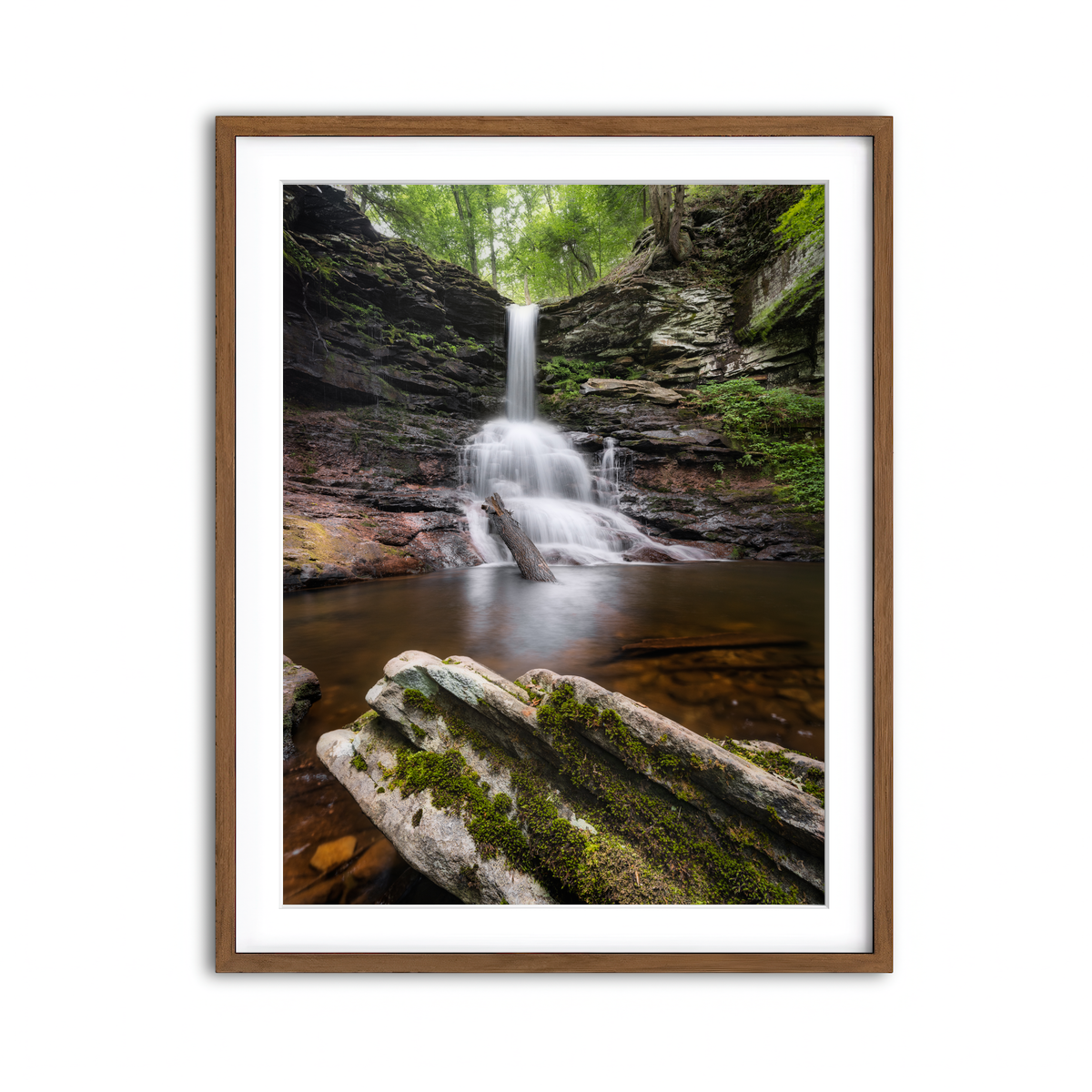 Framed Print 3x4 Walnut
