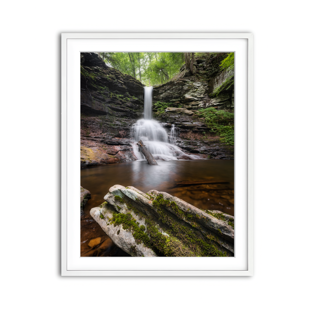 Framed Print 3x4 White