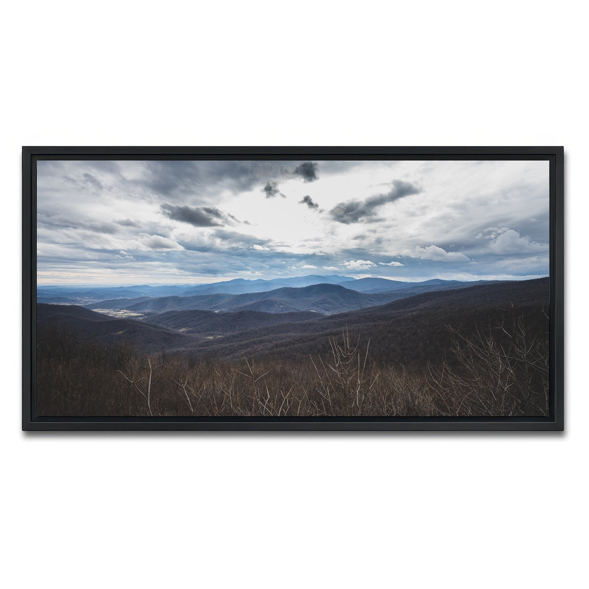 AUTO-MOCKUP WHITE | Shenandoah Valley | 1 Piece | Black Framed Canvas | group=2x1