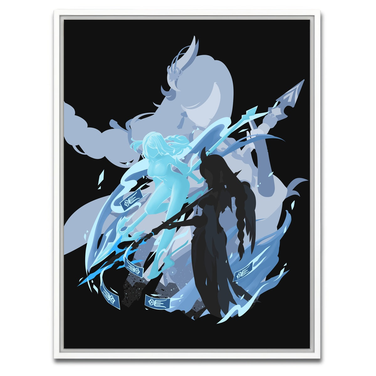 AUTO-MOCKUP WHITE | Shenhe | 1 Piece | White Framed Canvas | group=3x4