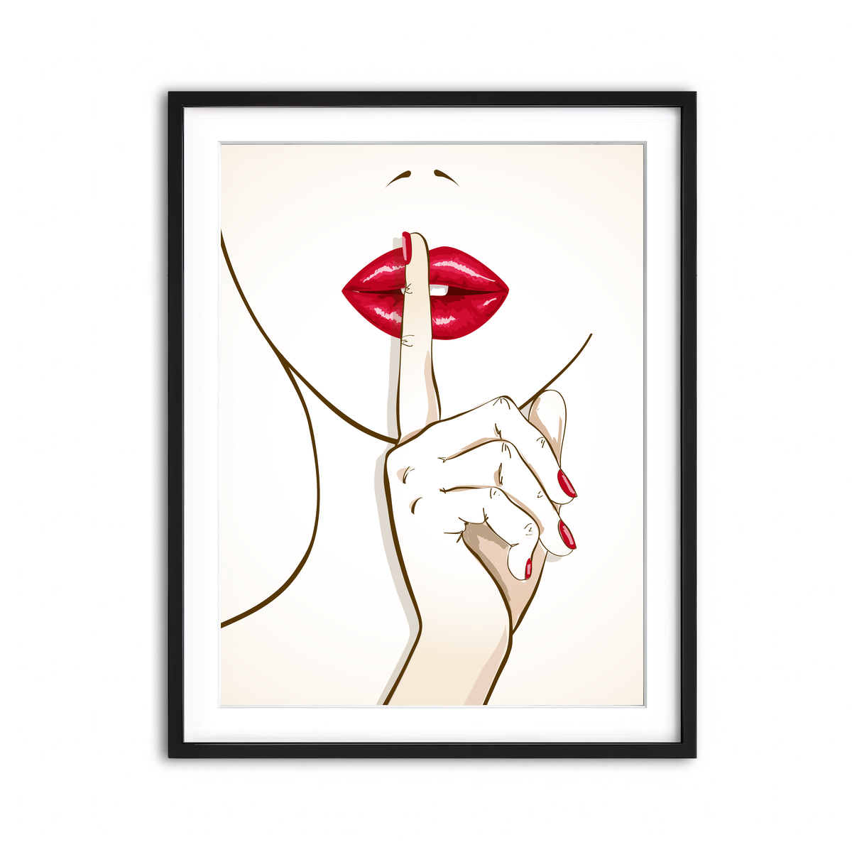 Framed Print 3x4 Black