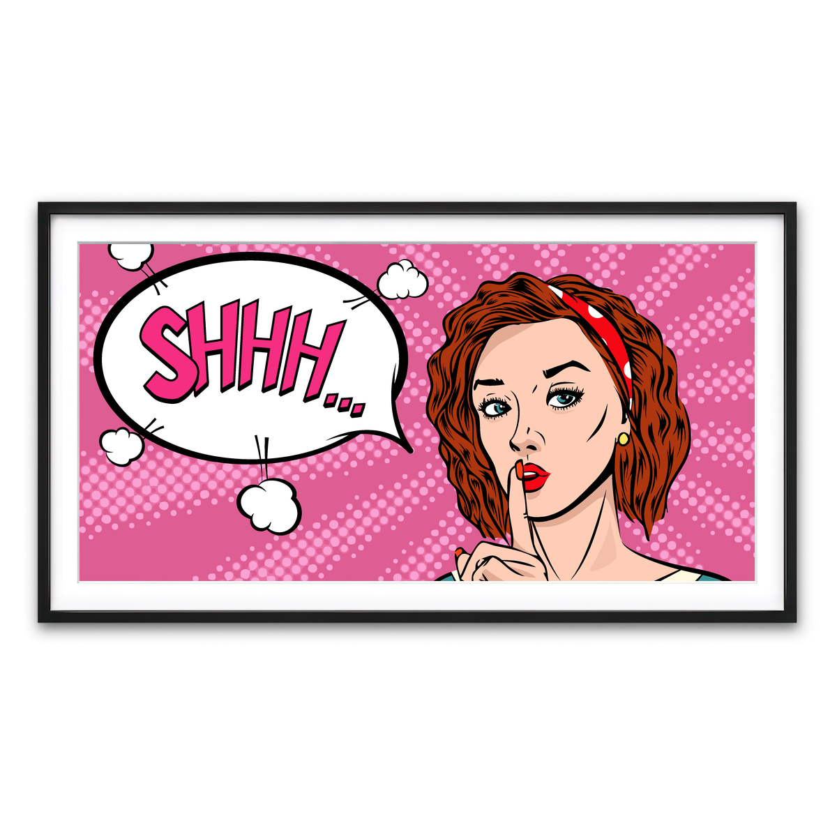 Framed Print 2x1 Black