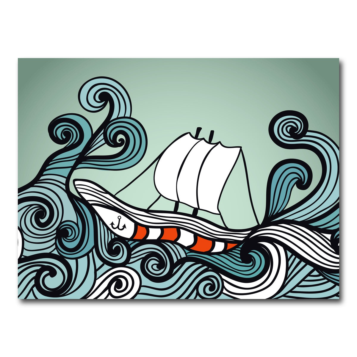 AUTO-MOCKUP WHITE | Ship Art | 1 Piece | Gallery Wrap Canvas | group=4x3