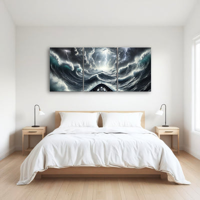 AUTO-MOCKUP ROOM | Ship Deck View of Fierce Storm