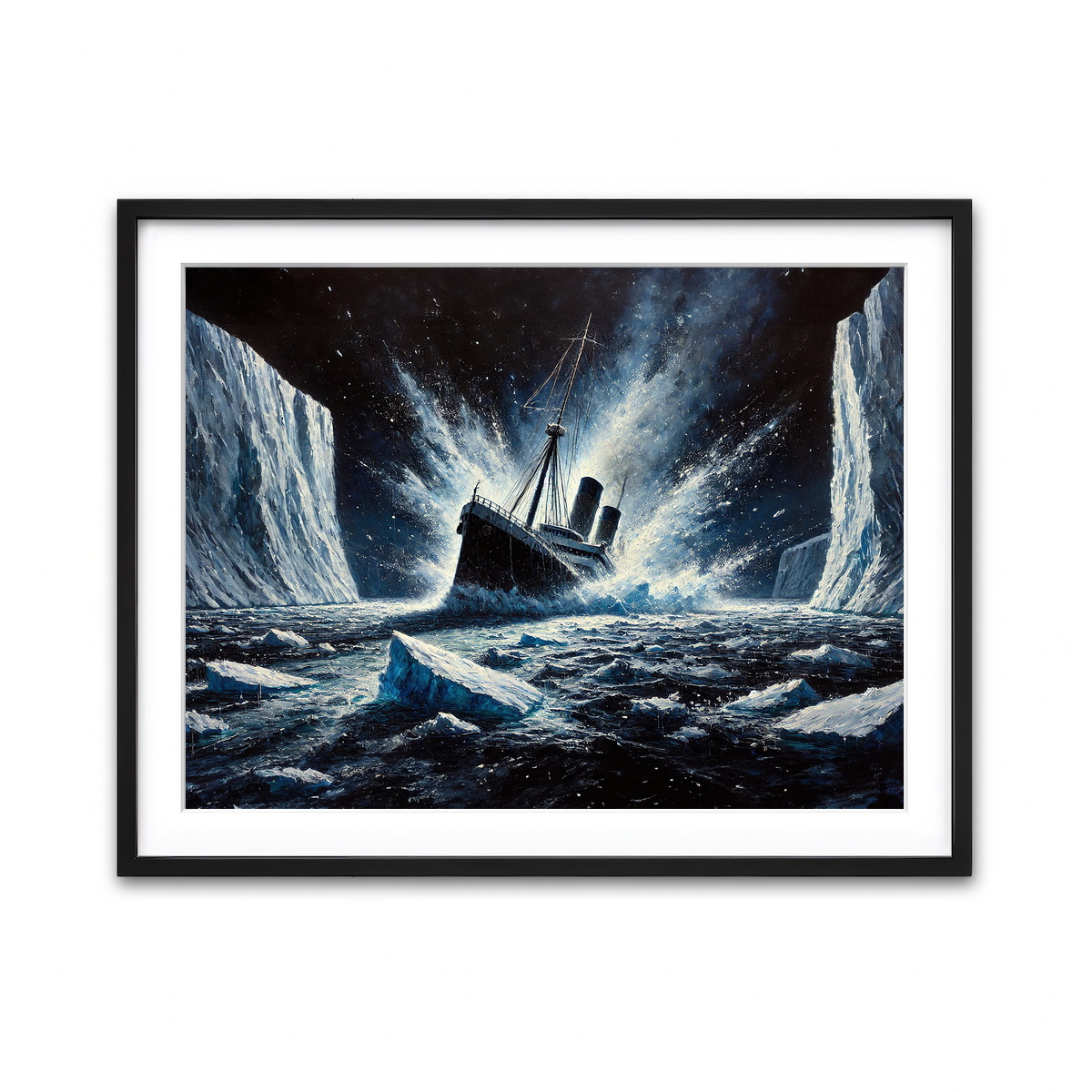 Framed Print 4x3 Black