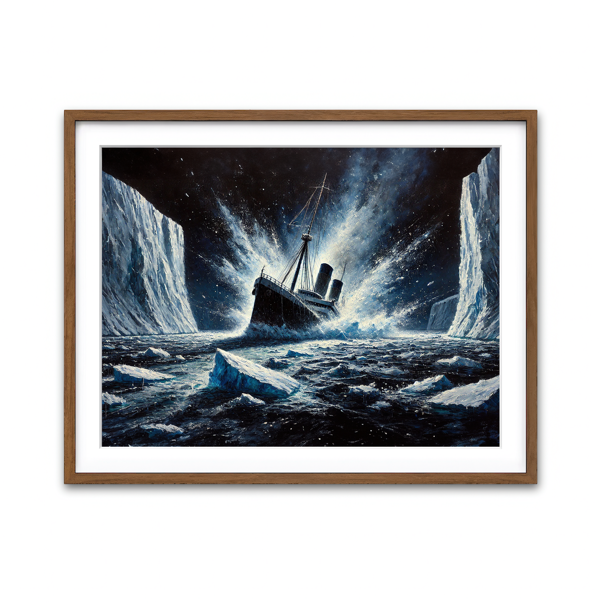 Framed Print 4x3 Walnut