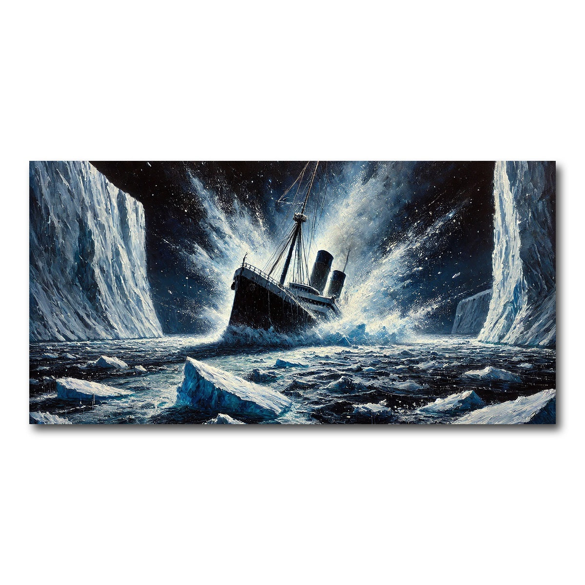 AUTO-MOCKUP WHITE | Ship Iceberg | 1 Piece | Gallery Wrap Canvas | group=2x1