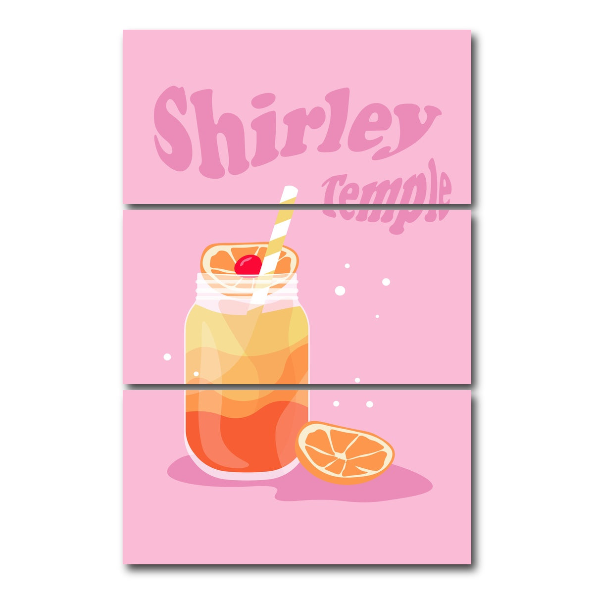 AUTO-MOCKUP WHITE | Shirley Temple Orange | 3 Piece | Gallery Wrap Canvas | group=12x24_stacked