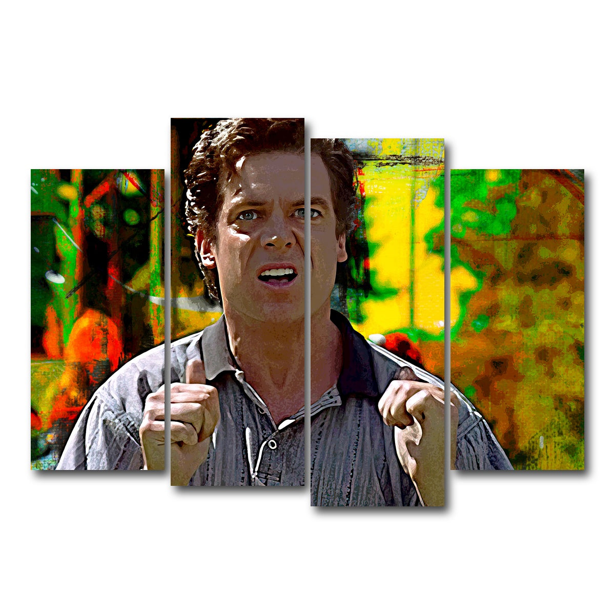 AUTO-MOCKUP WHITE | Shooter McGavin | 4 Piece | Gallery Wrap Canvas | group=4_normal