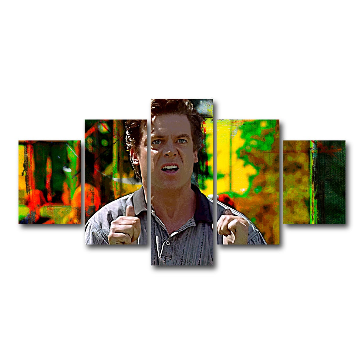 AUTO-MOCKUP WHITE | Shooter McGavin | 5 Piece | Gallery Wrap Canvas | group=5_short