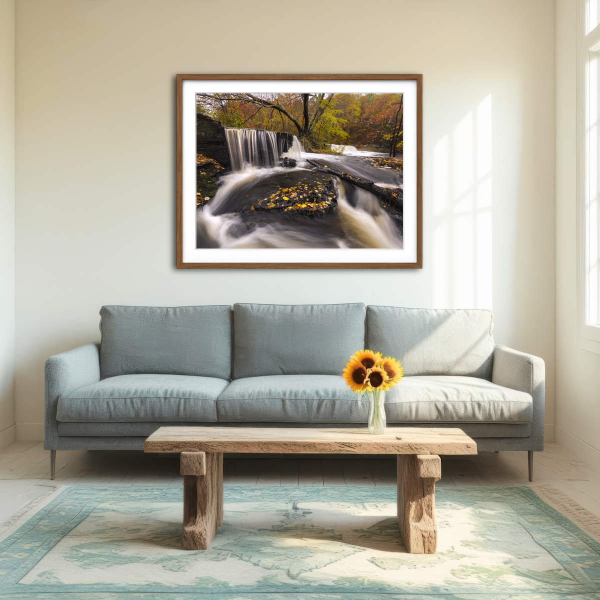 AUTO-MOCKUP ROOM | Side Stepping Wall Art